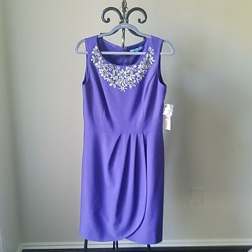 NWT Antonio Melani Embellished Dress